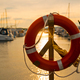 Life buoy in sunset - PhotoDune Item for Sale