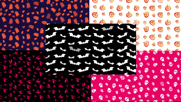 Halloween Pattern Background