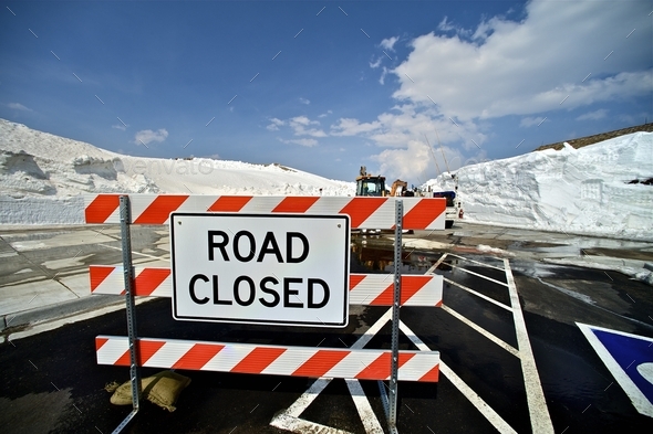 Road Closed - Stock Photo - Images