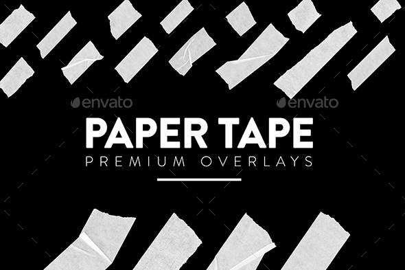 [DOWNLOAD]25 Paper Tape Overlay | PNG