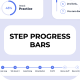 Step Progress Bars &amp; Checklist Bullet List - VideoHive Item for Sale