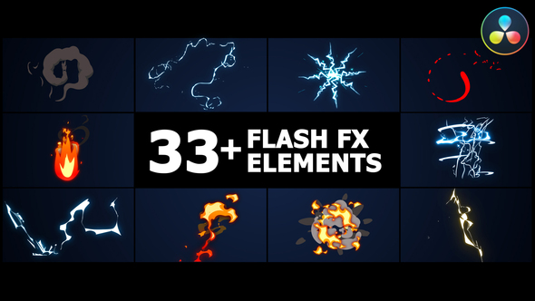 Flash FX Elements | DaVinci Resolve