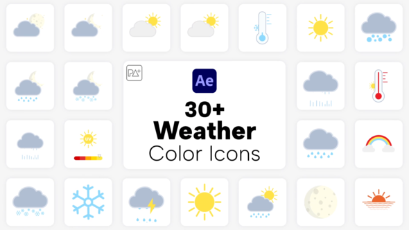 Weather Icons For After Effects