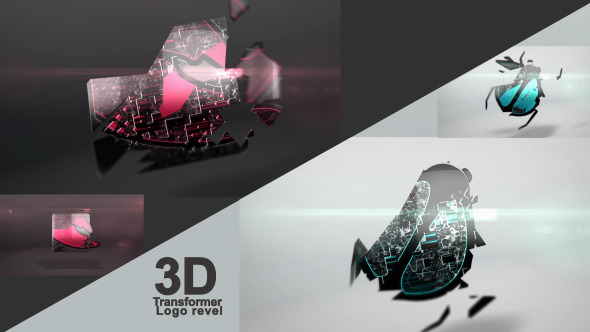 3D Transformer Logo - VideoHive 3429653
