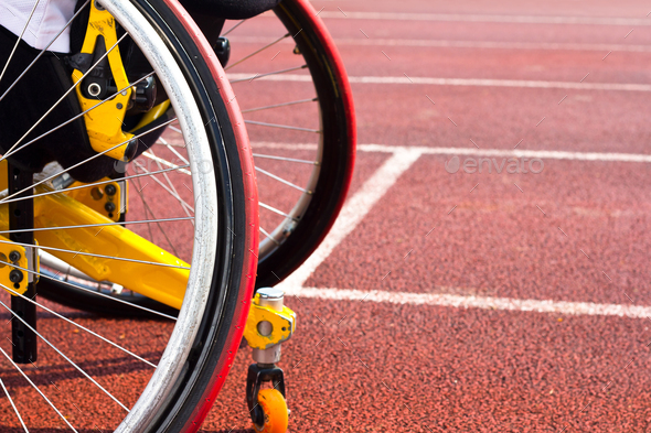 wheelchair sportsmen - Stock Photo - Images