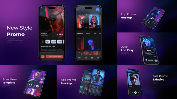 App Promo Phone 14 Pro Product Promo template preview