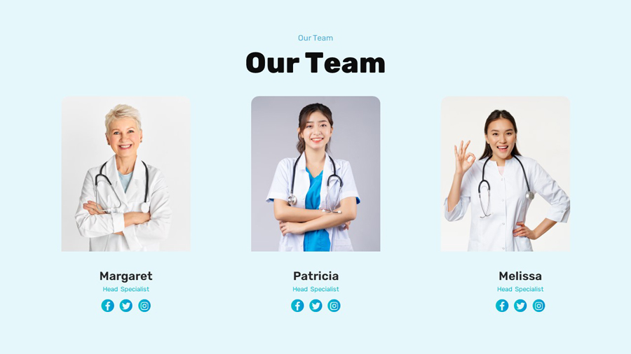 Medical and Healthcare Google Slides Template, Presentation Templates