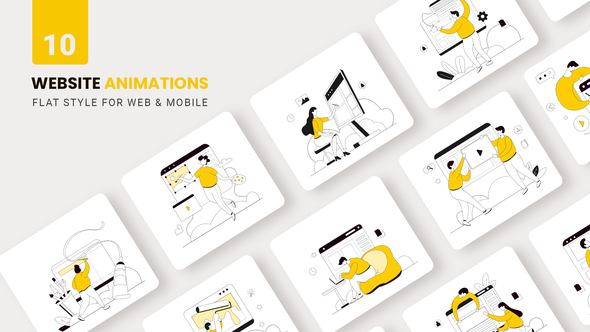 Building Website Animations - Flat Concept