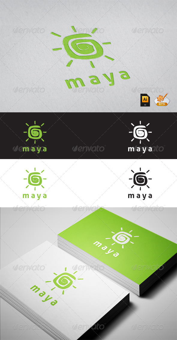 Maya Logo Tempalate - Symbols Logo Templates
