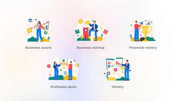 Business award - Flat concept