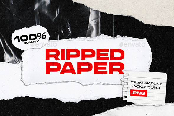 Stylish Ripped Paper Texture Vol 1 by sayhellonan