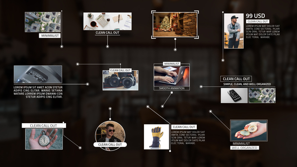 Photo or Video Call-Out Infographics template preview