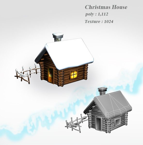 Christmas House - 3Docean 3431399
