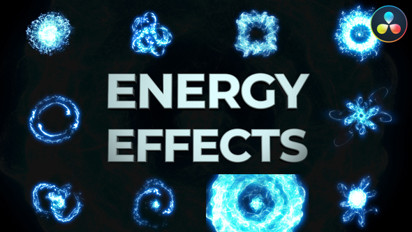 Energy Effects And Transitions for DaVinci Resolve