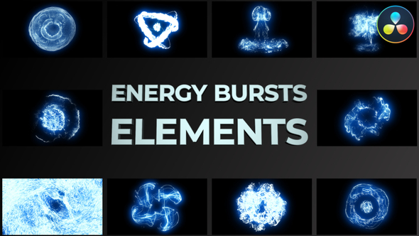 Energy Bursts Effects for DaVinci Resolve