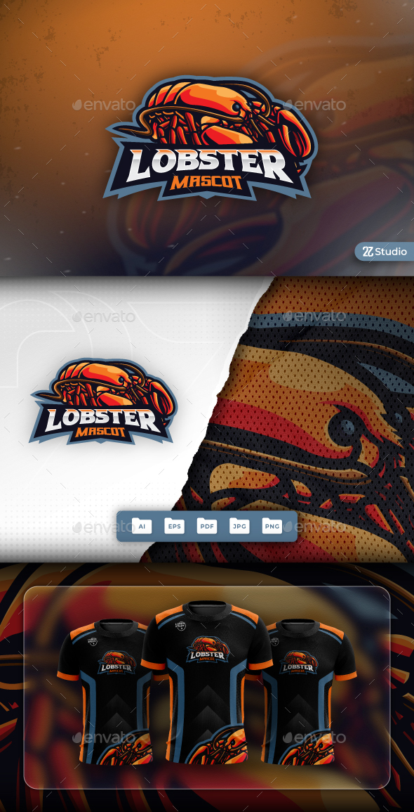 Lobster Mascot Logo Design