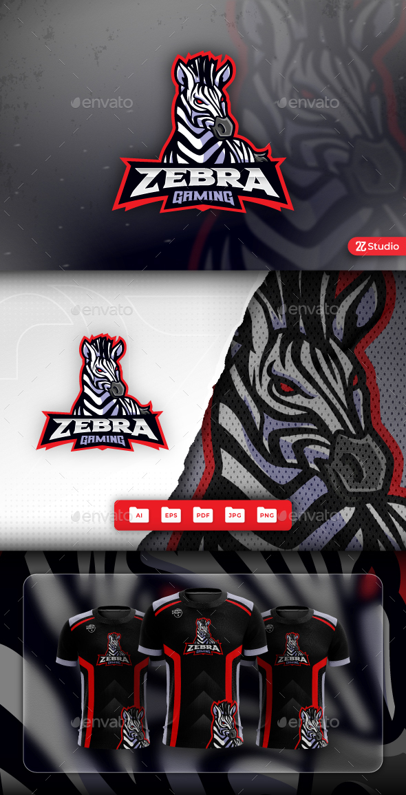 Zebra Mascot Logo Design