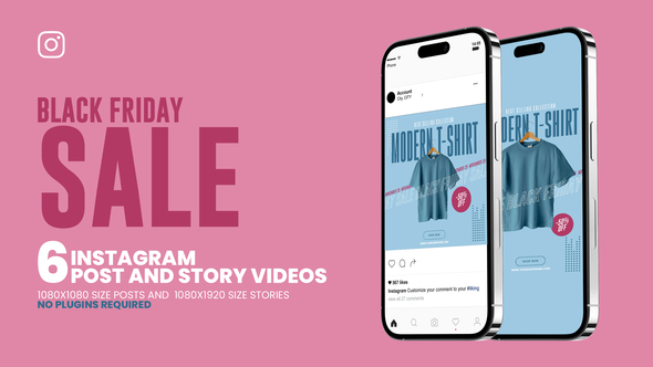 Black Friday Sale Promo Instagram Animated