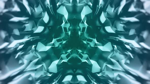 Blue Crystal Abstract Background