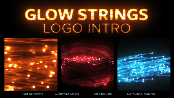 Glow Strings Logo Intro