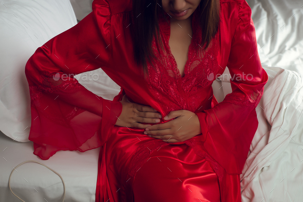 Menstruation pain - Stock Photo - Images