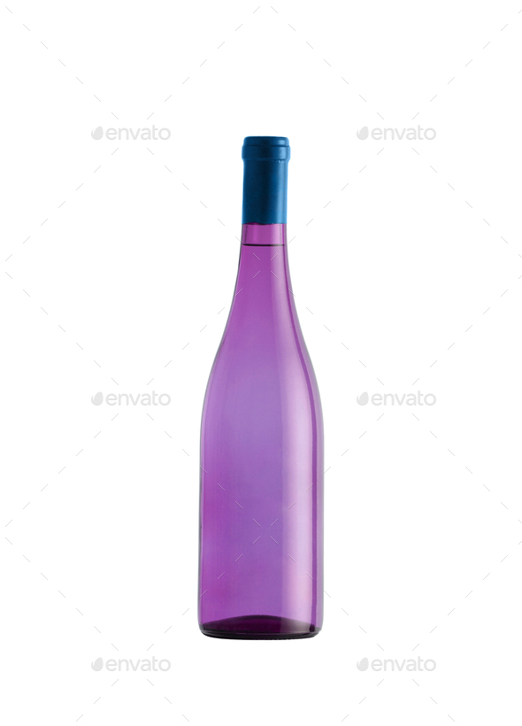 Purple Glass Bottle Stock Photo By Ozaiachin 