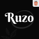 Ruzo - Restaurant & Cafe HTML Template