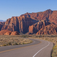 Road Into A Red Rocks Canyon - PhotoDune Item for Sale
