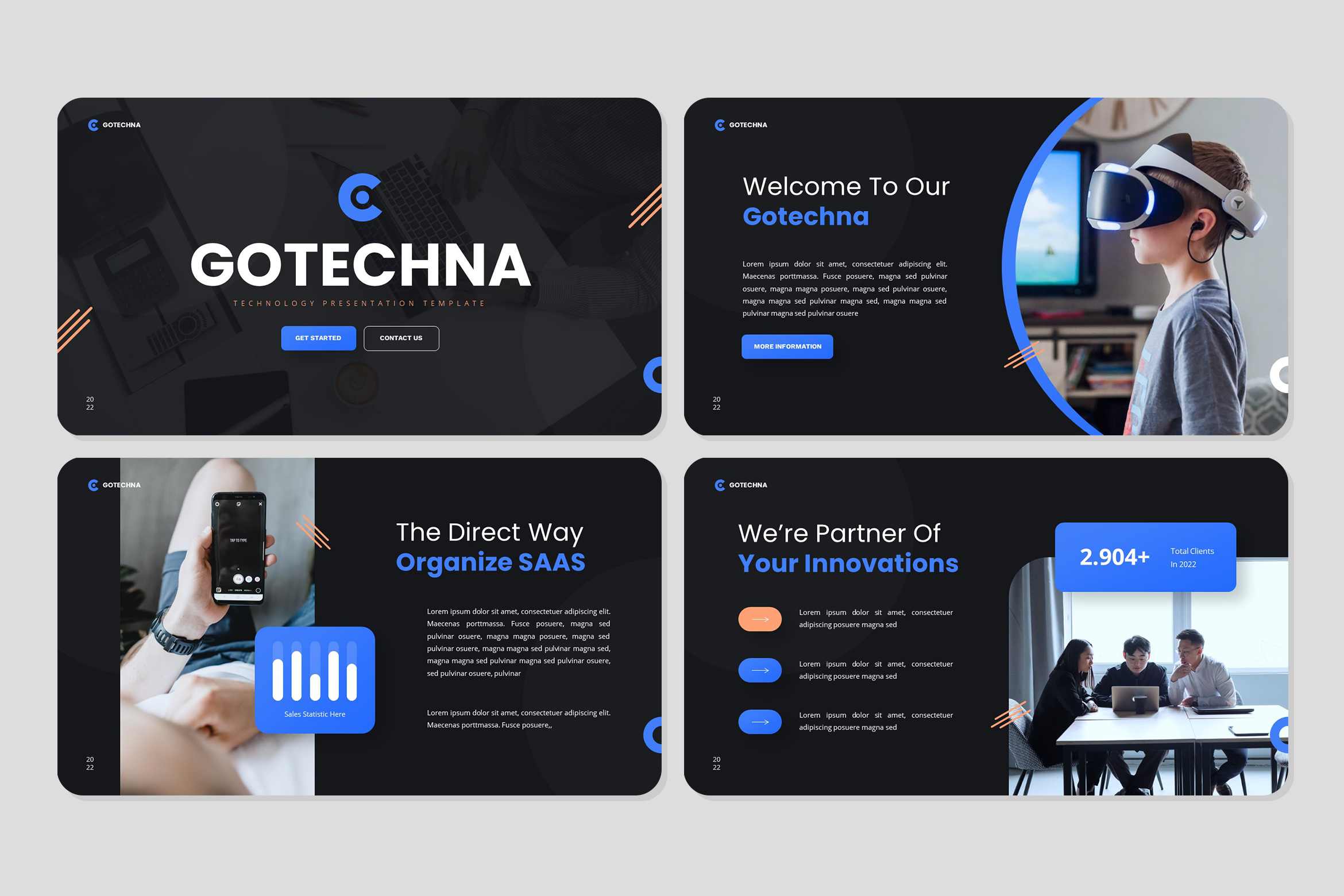 Gotechna - IT Solutions & Services Powerpoint Template, Presentation ...