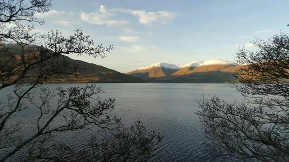 Shoreline of a Scottish Loch Near Fort William alt