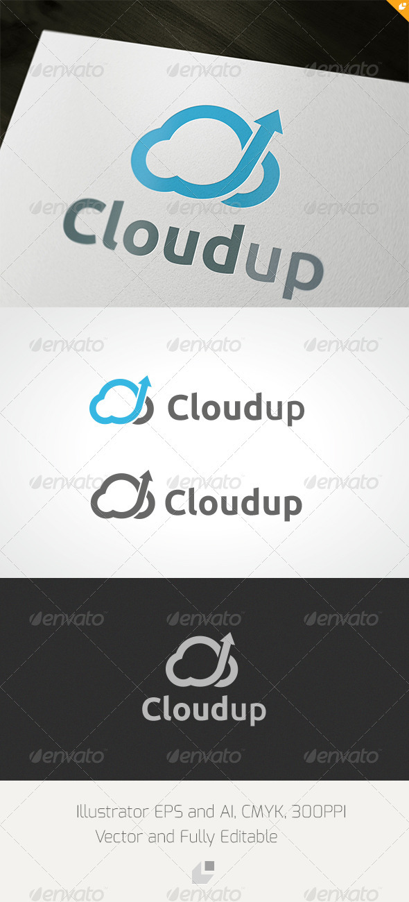 Cloudup Logo - Nature Logo Templates