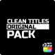 Clean Modern Titles | FCP - VideoHive Item for Sale