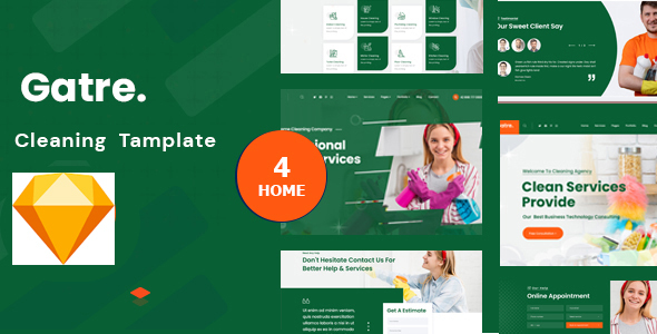 Gatre.- Cleaning Sketch Template
