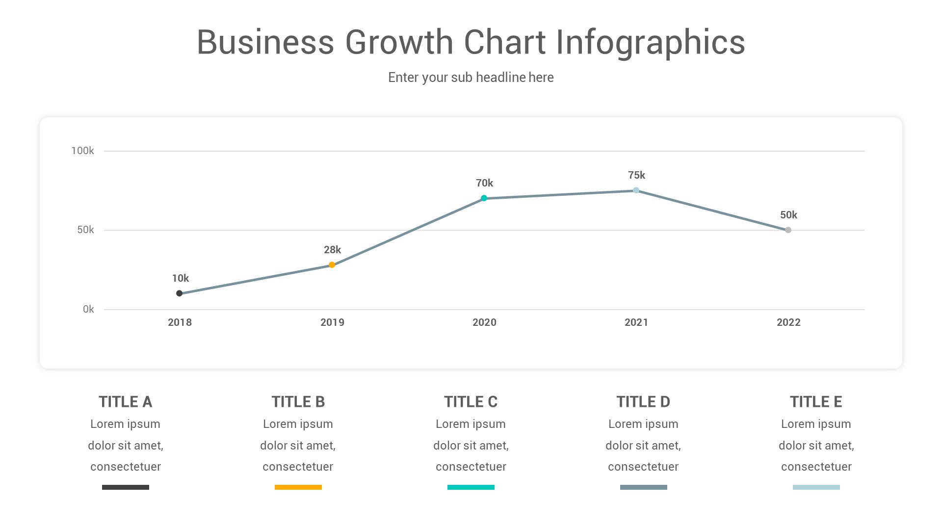 Business Growth Infographics Powerpoint Template, Presentation Templates