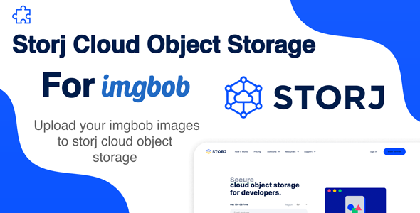 Storj Cloud Object Storage Add-on For Imgbob