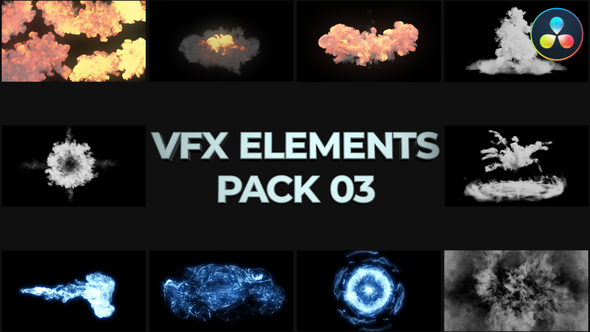 VFX Elements Pack 03 for DaVinci Resolve