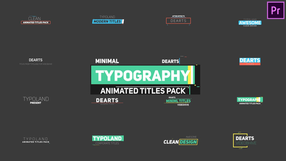 75 Typography Premiere Pro