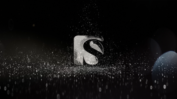 Silver And Gold Particles Logo Reveal
