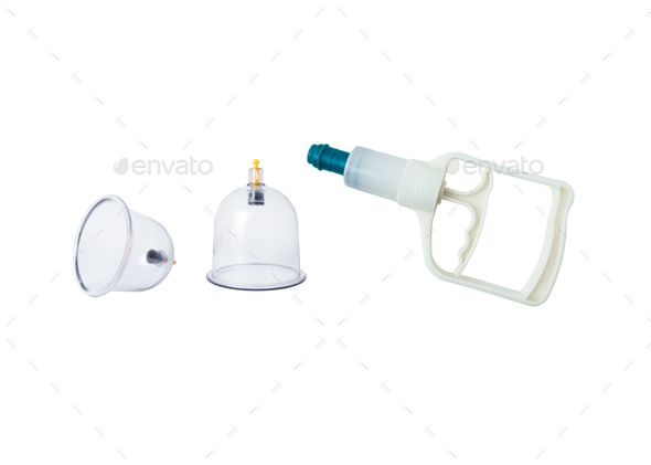 Cupping Pump and jar for vacuum massage,