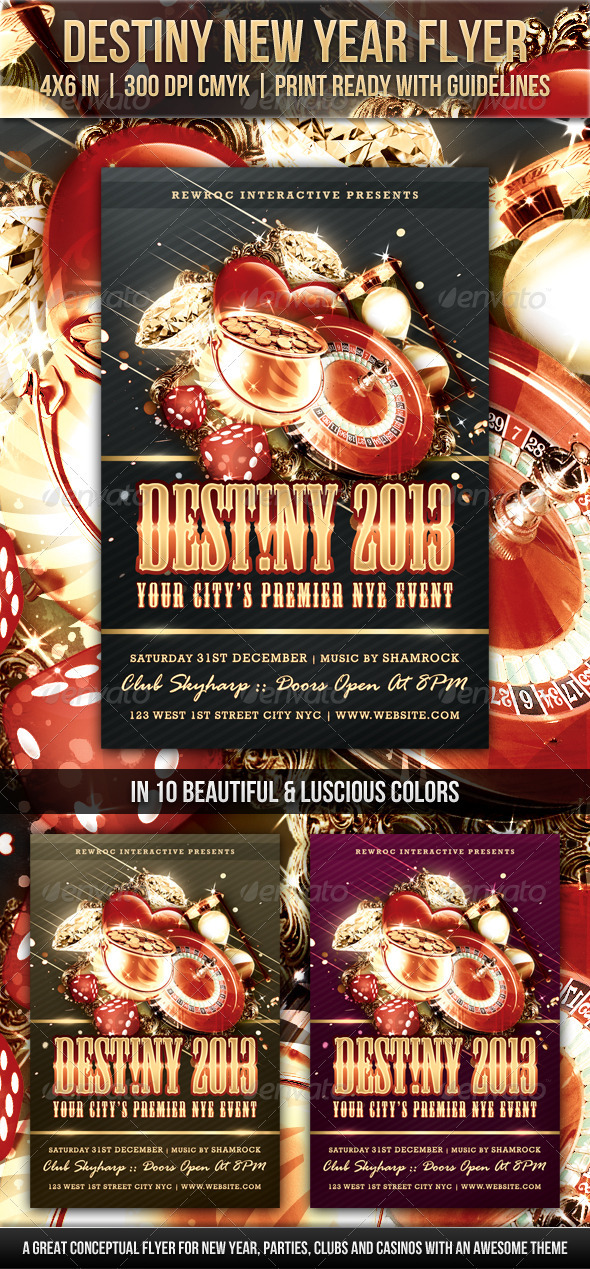 Destiny New Year Flyer
