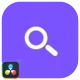 Flat Search Logo Opener DaVinci Resolve - VideoHive Item for Sale