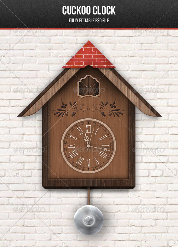 Cuckoo Clock - Objects Illustrations