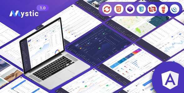 Mystic - Angular Admin Dashboard Template