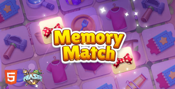 Memory Match – HTML5 Game (Phaser 3)