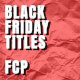 Sales &amp; Black Friday Titles - VideoHive Item for Sale