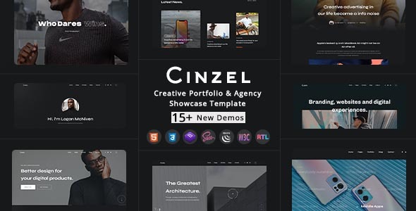 Excellent Cinzel - Creative Portfolio & Agency template