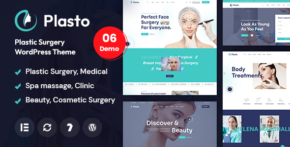 Plasto - Plastic Surgery & Medical  WordPress Theme