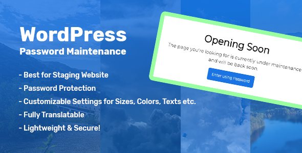 WordPress Password Maintenance