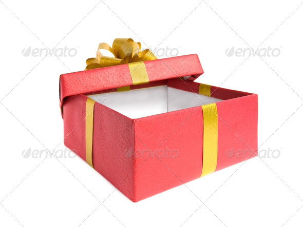 Fancy Box Isolated On White Background Stock Photo By Alekssg