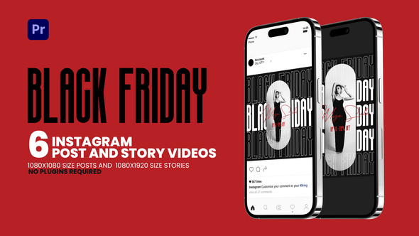 Black Friday Intagram Promo Mogrt